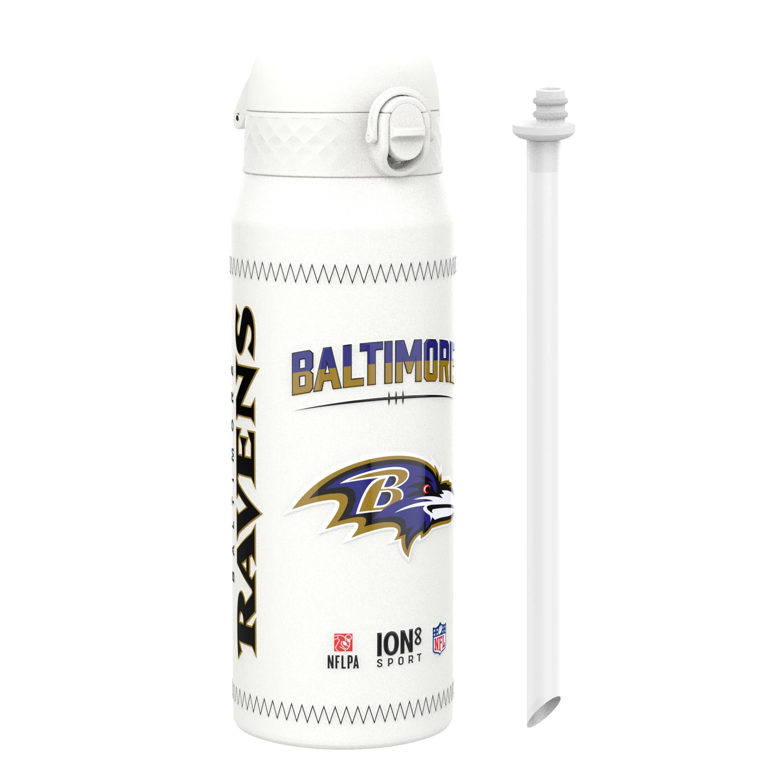 NFL x ION8, Isolierte Edelstahl, Lamar Ravens, 750 ml