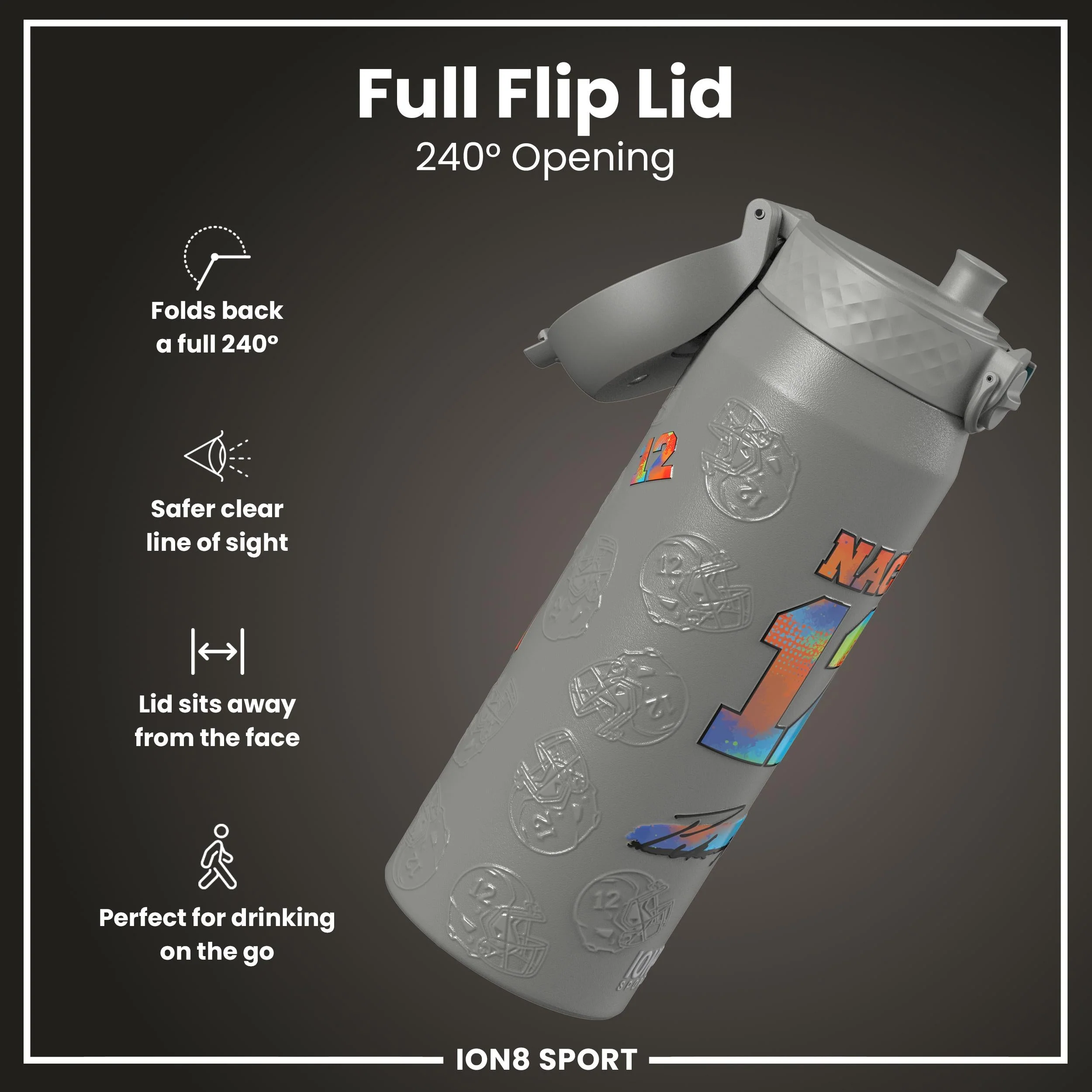NFL x ION8, Isolierte Edelstahl, Signature Series, Puka Nacua, 750 ml - Image 4