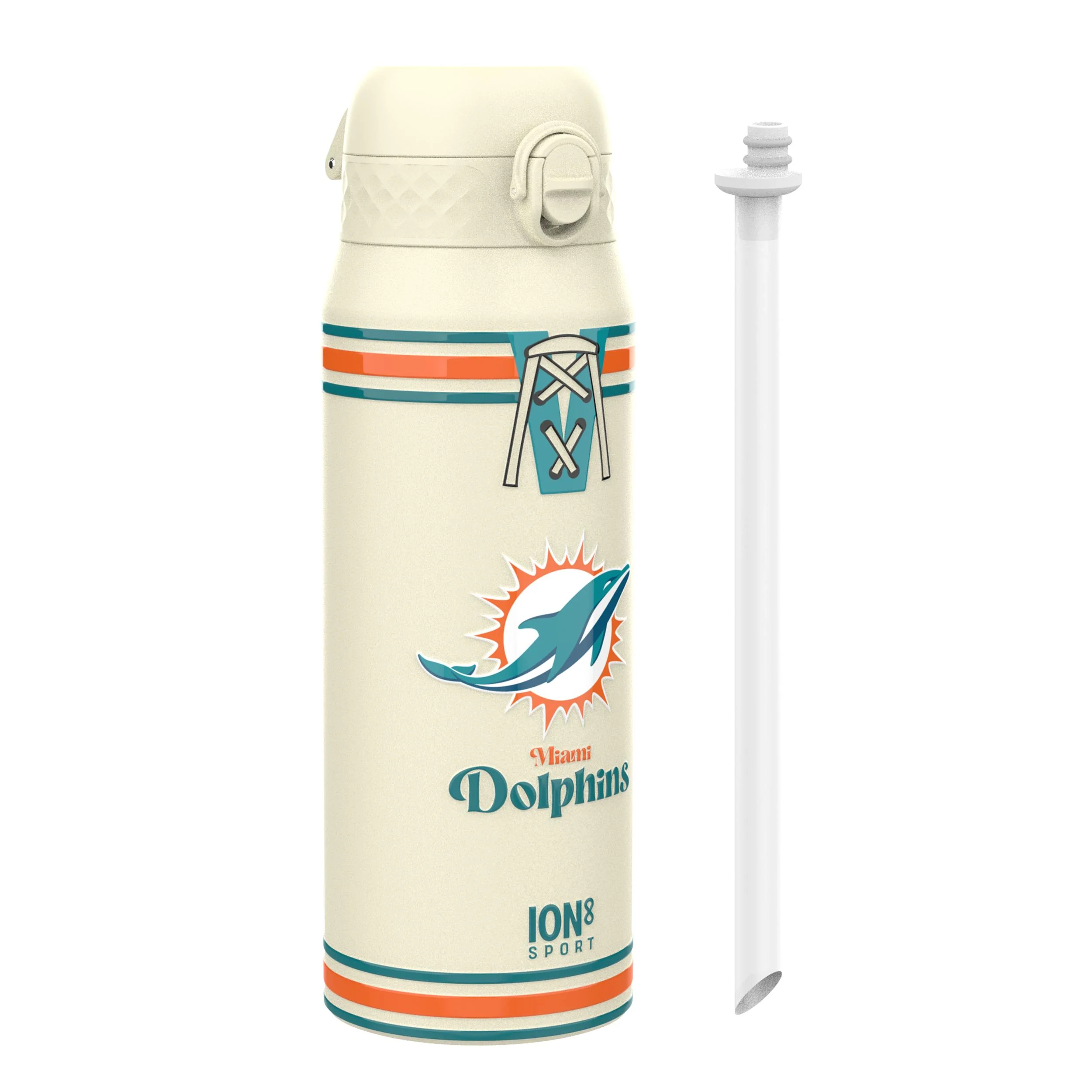 NFL x ION8, Isolierte Edelstahl, Dolphins, 750 ml